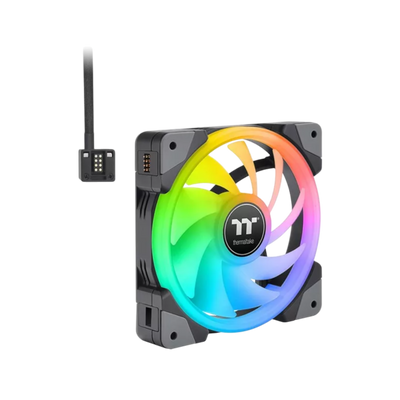 Wentylator Thermaltake SWAFAN 14 RGB Magnetic Black + Kontroler (1 szt.).