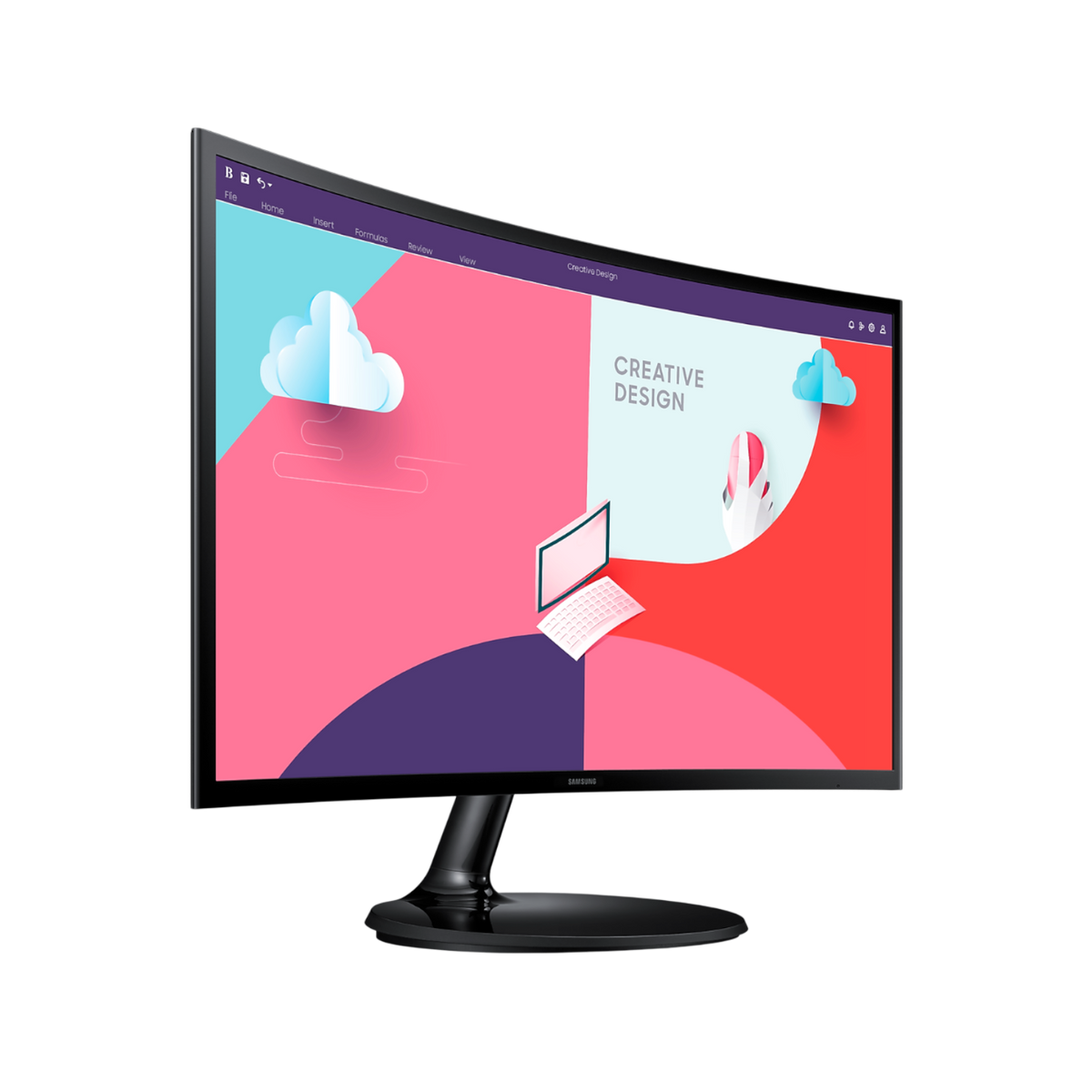 Monitor Samsung LS24C360EAUXEN 24" VA Full HD.