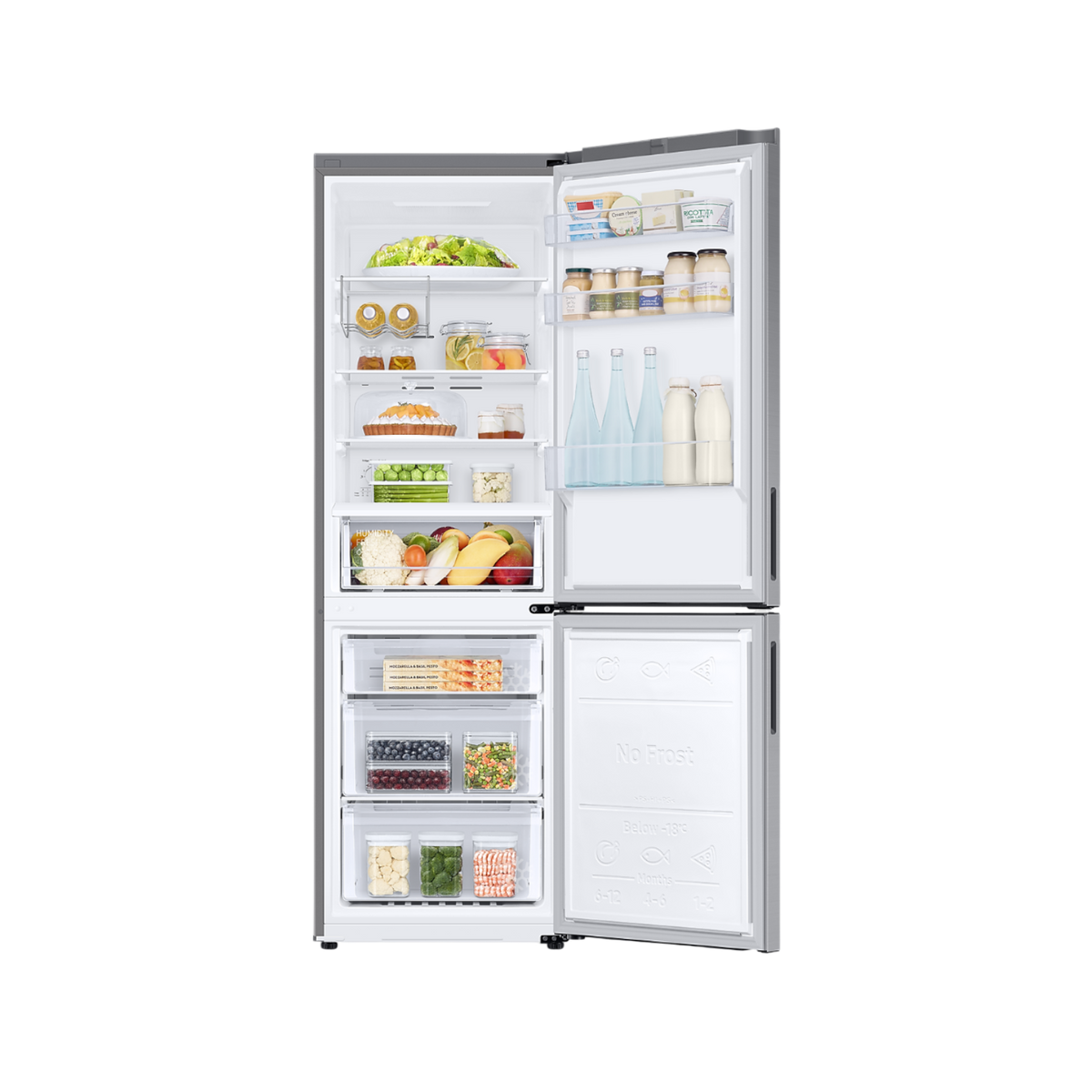 Lodówka wolnostojąca Samsung RB33B612ESA No Frost 185cm.