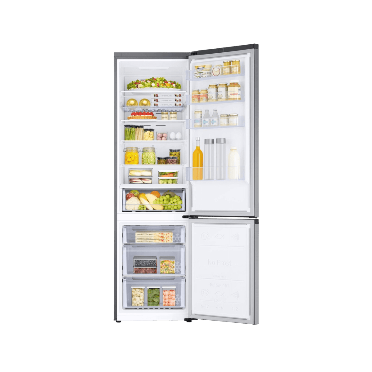 Lodówka wolnostojąca Samsung RB38C602DSA No Frost 203cm.