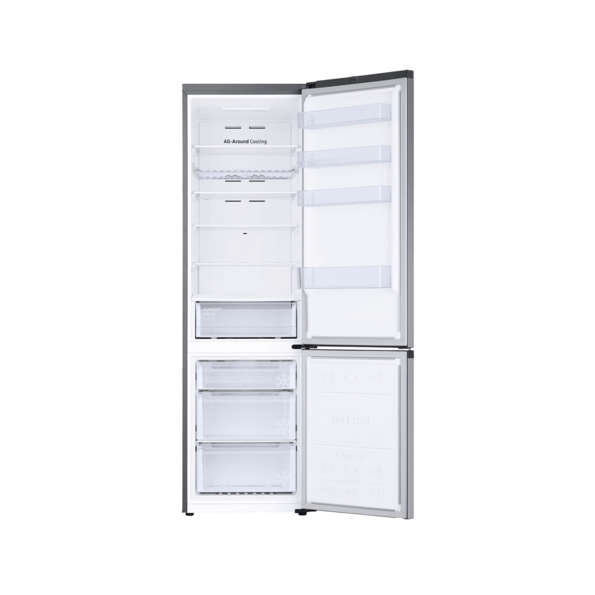 Lodówka wolnostojąca Samsung RB38C602DSA No Frost 203cm.