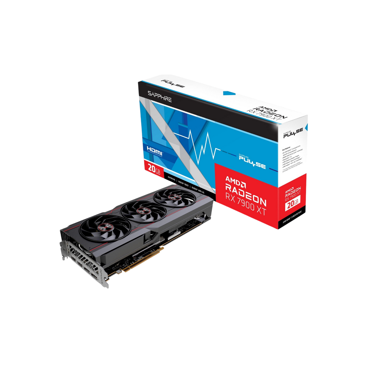 Karta graficzna Sapphire Radeon RX 7900 XT PULSE 20GB GDDR6.