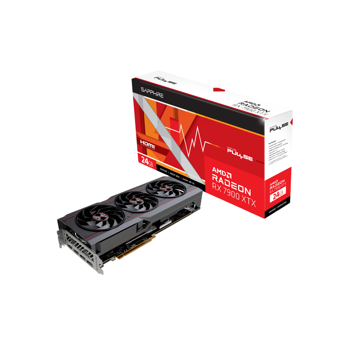 Karta graficzna Sapphire Radeon RX 7900 XTX PULSE 24GB GDDR6.