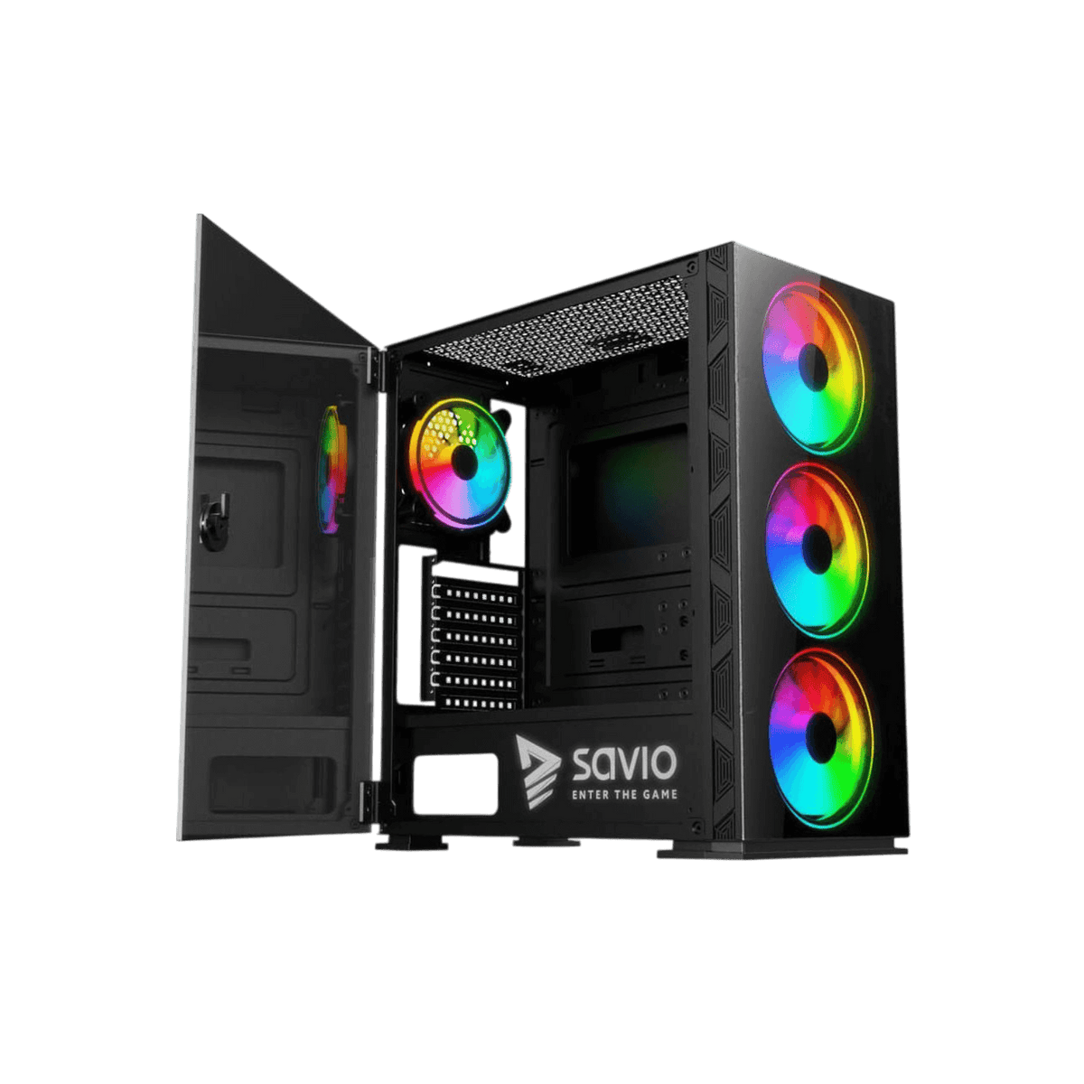 Obudowa Savio Prime X1 ARGB Glass.