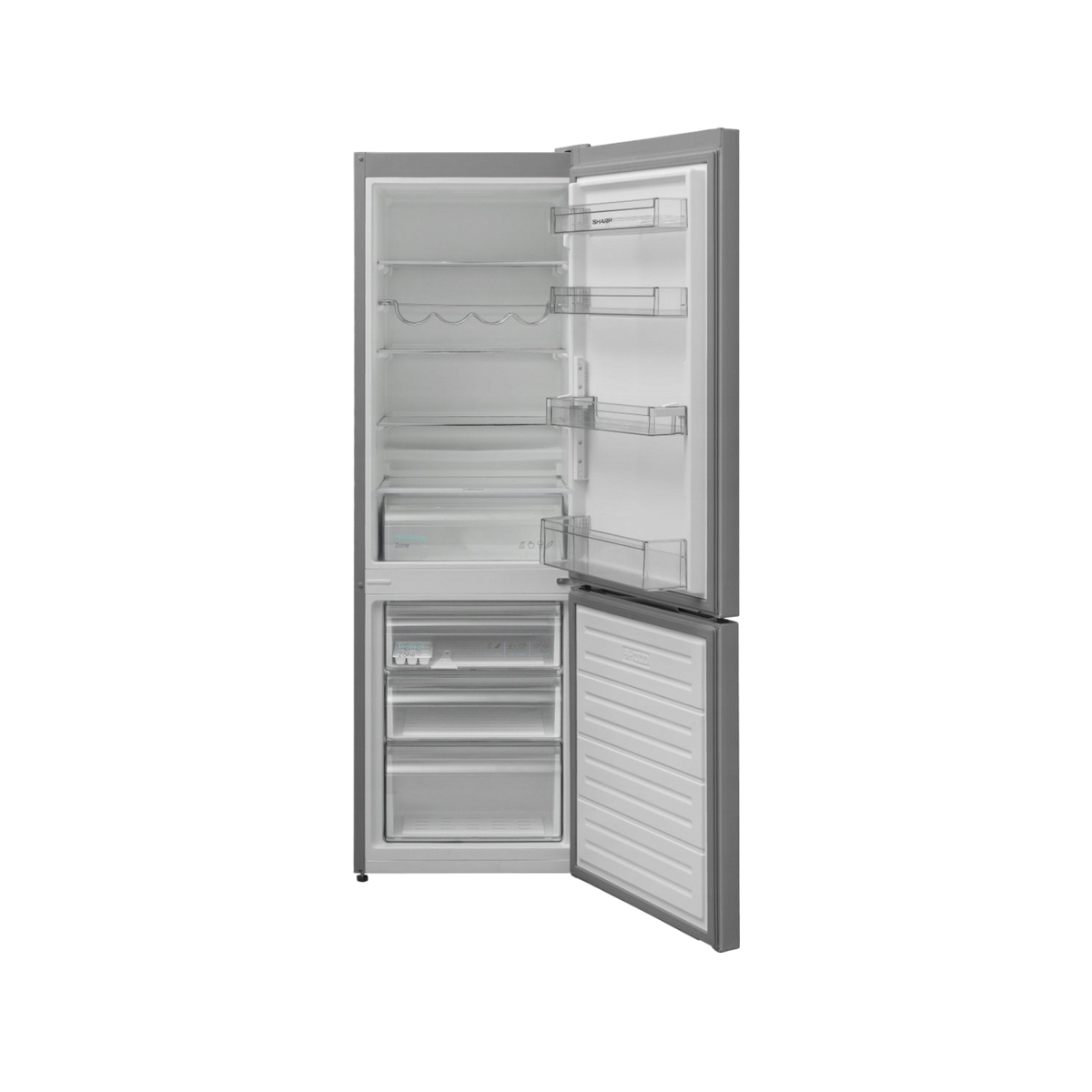 Lodówka wolnostojąca Sharp SJ-FBB04DTXLE-EU NanoFrost 170cm.