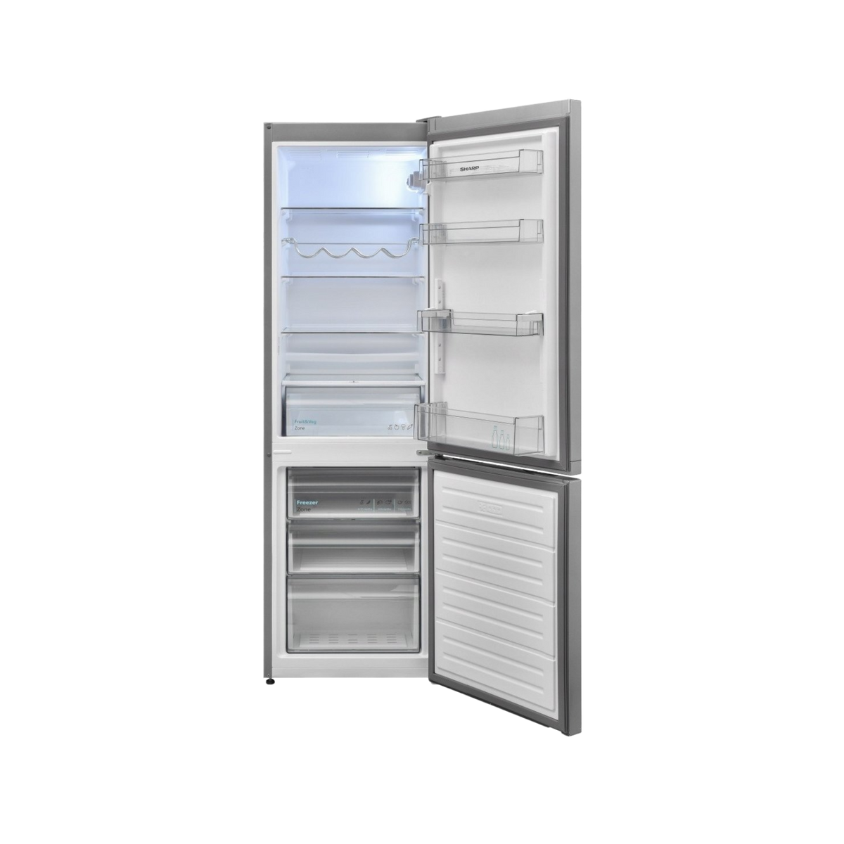Lodówka wolnostojąca Sharp SJ-FBB04DTXSE-EU NanoFrost 170cm.