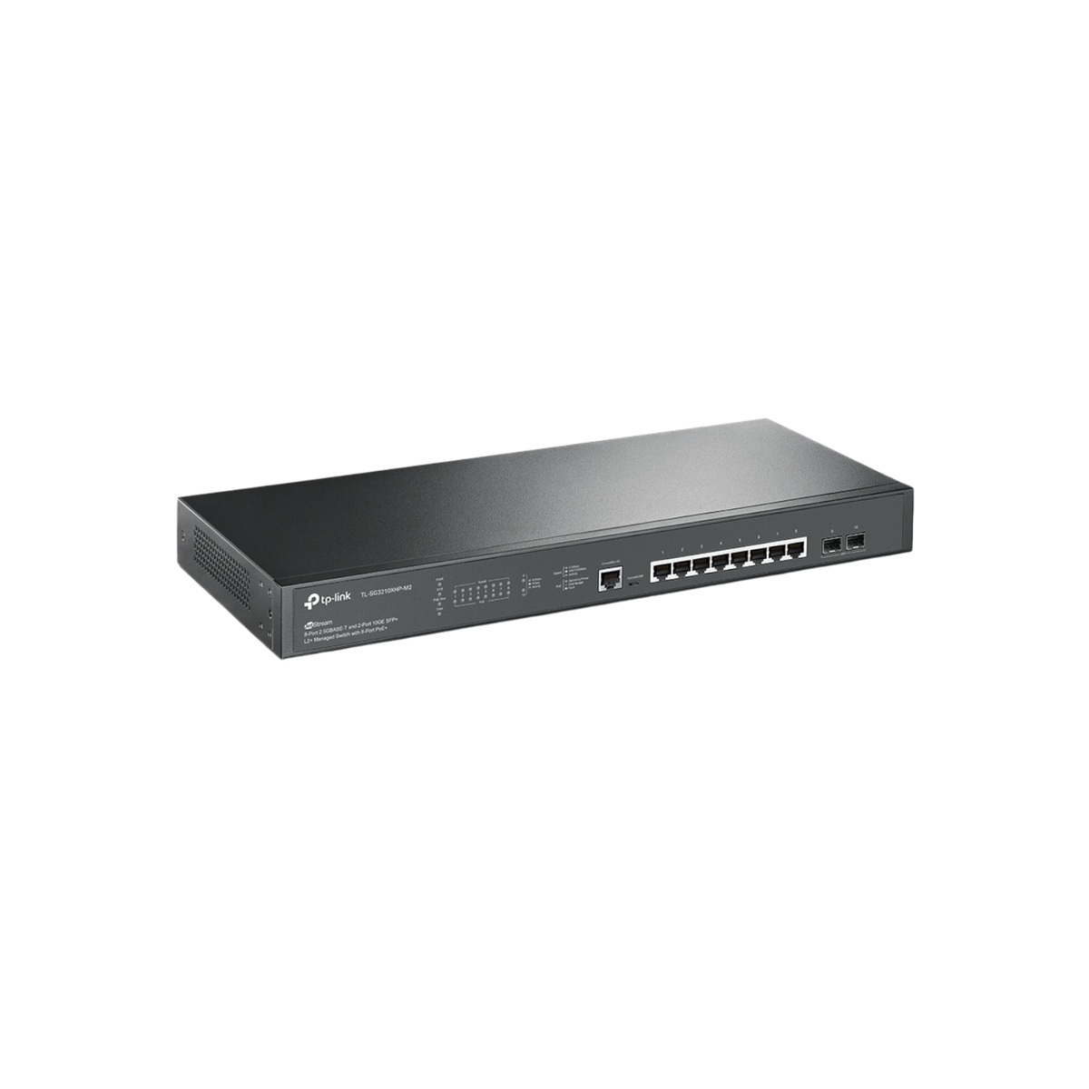 Switch zarządzalny TP-LINK Omada SG3210XHP-M2 L2+ JetStream 8x2.5GE PoE+ 2xSFP+ 10GE.