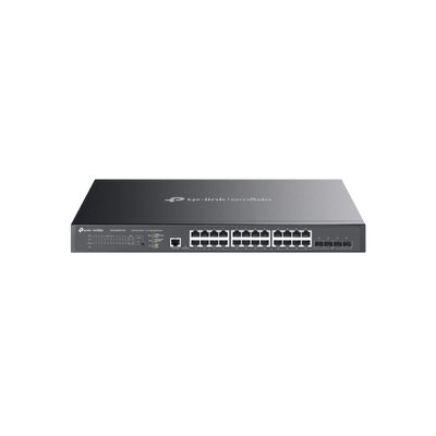 Switch zarządzalny TP-LINK Omada SG3428XPP-M2 L2+ 16x2.5GE PoE+ 8x2.5GE PoE++ 4xSFP+ 10GE.