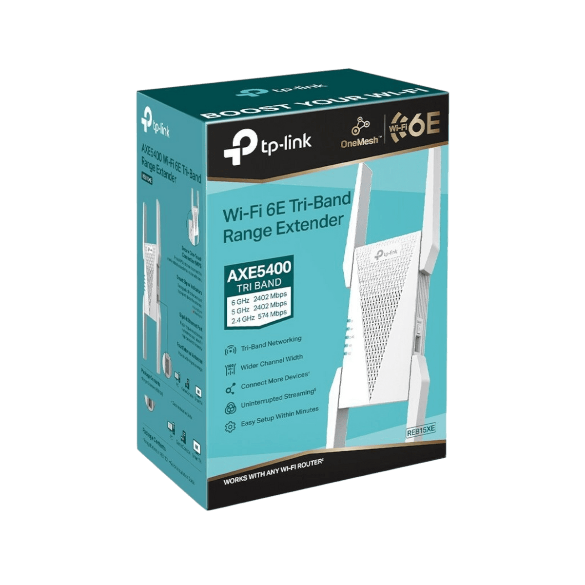 Wzmacniacz sygnału TP-LINK RE815XE Wi-Fi 6E AXE5400.