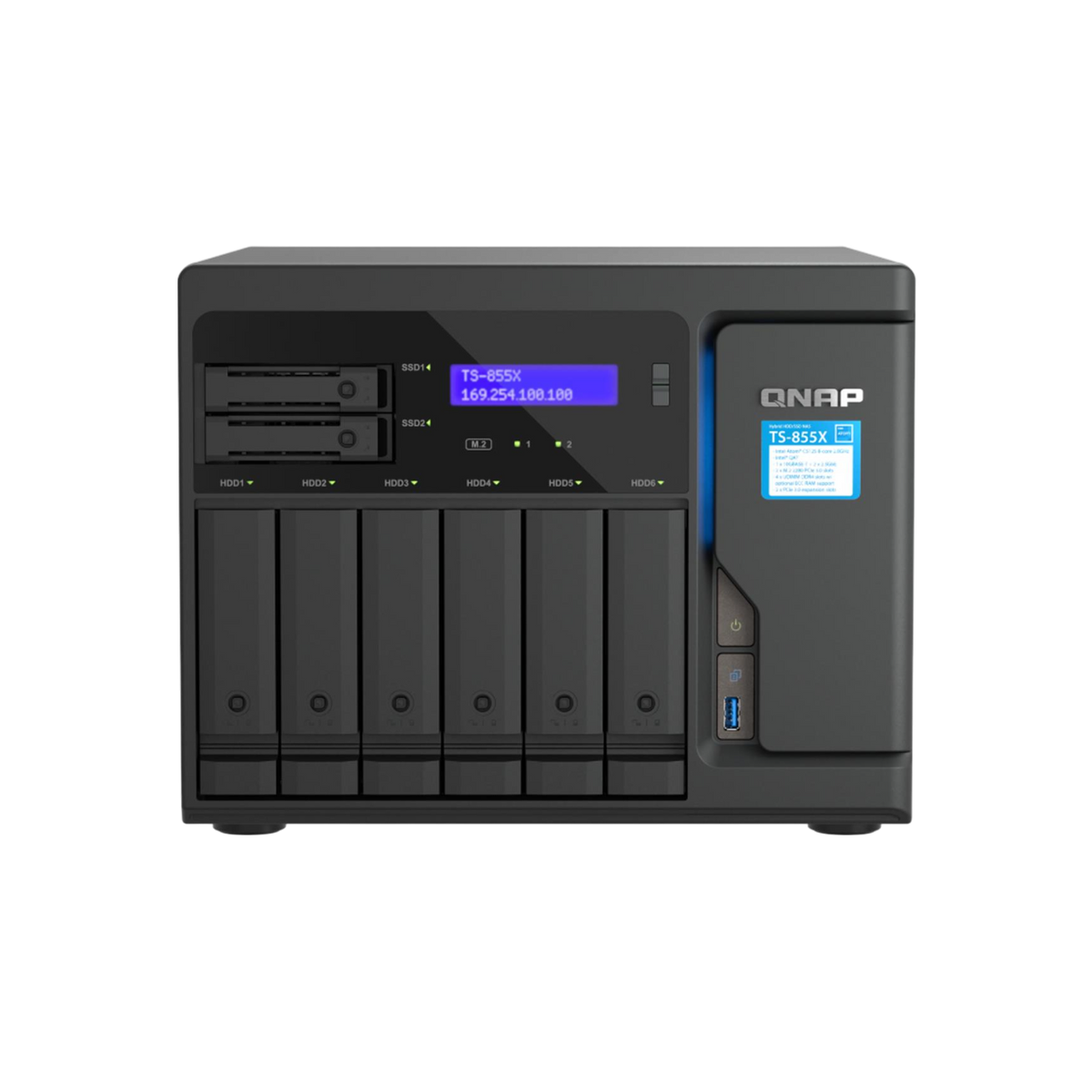 Serwer NAS QNAP TS-855X.