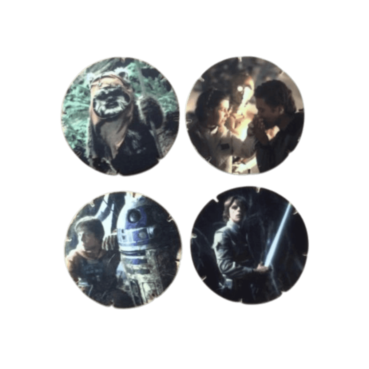 Tazos Star Wars z Cheetos i Lay's.