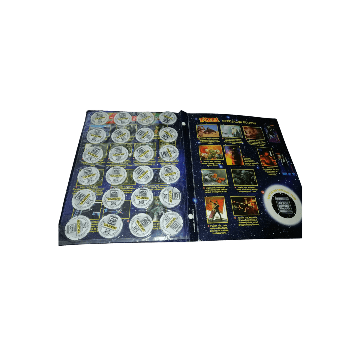 Tazos Star Wars z Cheetos i Lay's.