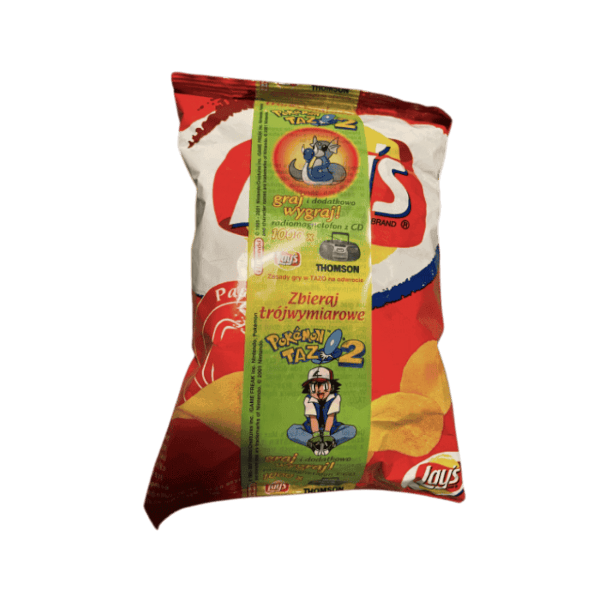 Tazosy z chipsów Lay’s.