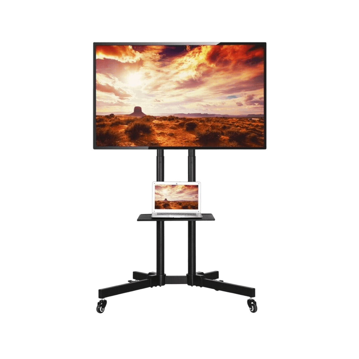 Stojak podłogowy z półką do TV Techly ICA-TR216T 37 – 70" VESA 70kg.