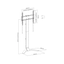 Stojak podłogowy do TV Techly ICA-TR47 32 – 70" VESA 40kg.