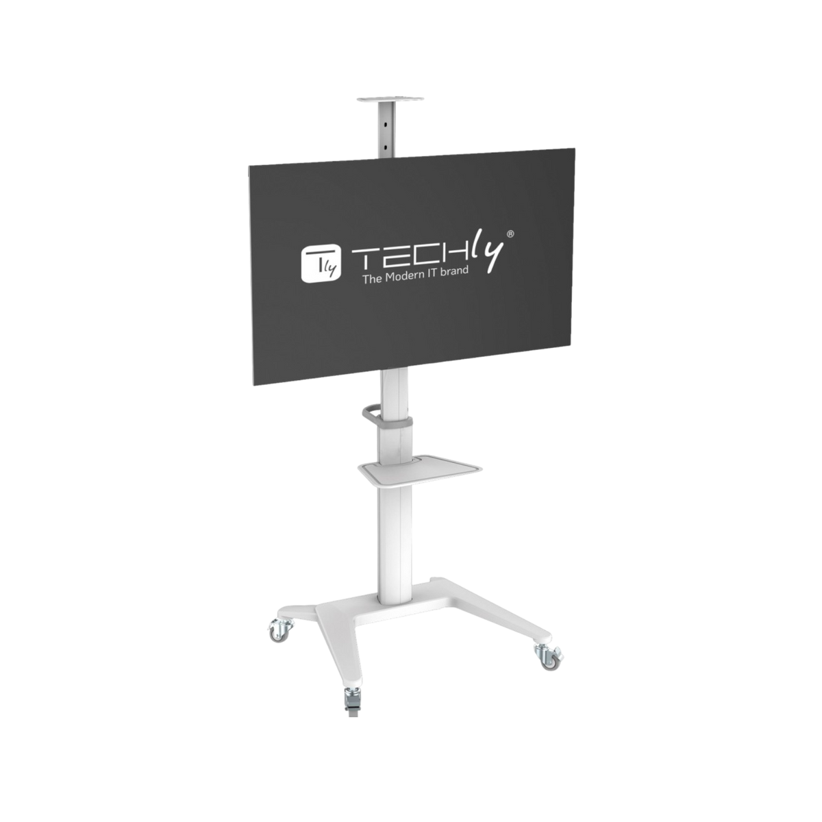 Stojak podłogowy do TV Techly ICA-TR48W 37 – 70" VESA 70kg Biały.