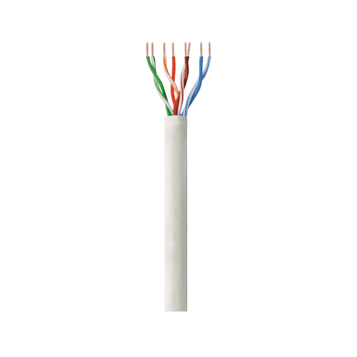 Kabel sieciowy skrętka Techly U/UTP Kat.5e Linka Miedź 305m Szary.