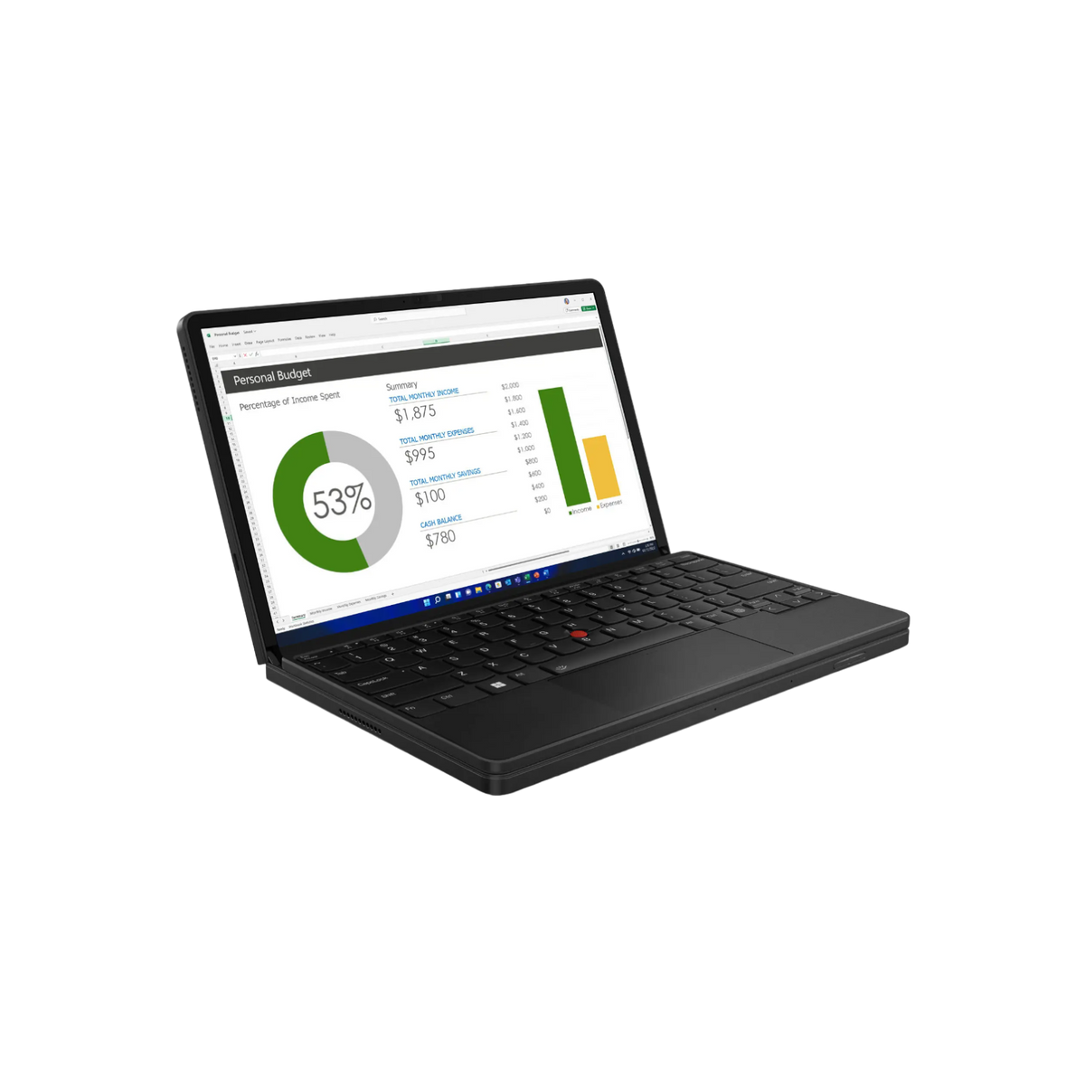Laptop Lenovo ThinkPad X1 Fold G1 i7-1260U 16.3" Touch 32GB 1TB SSD LTE Windows 11 Pro.