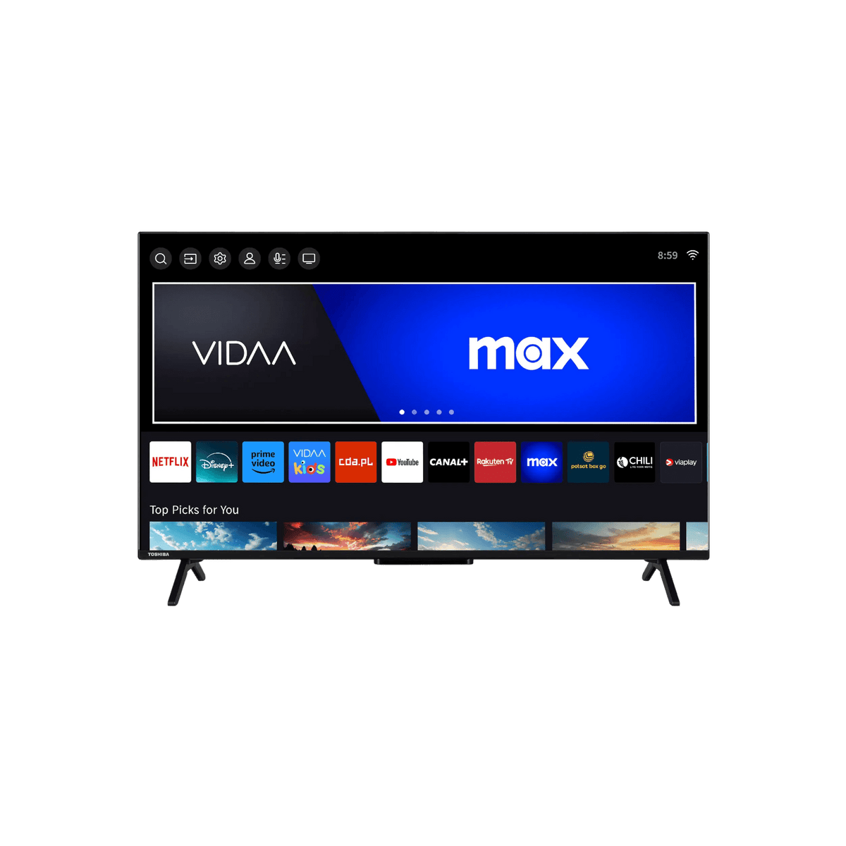 Telewizor Toshiba 50QV2463DG 50" QLED 4K UHD Smart TV.