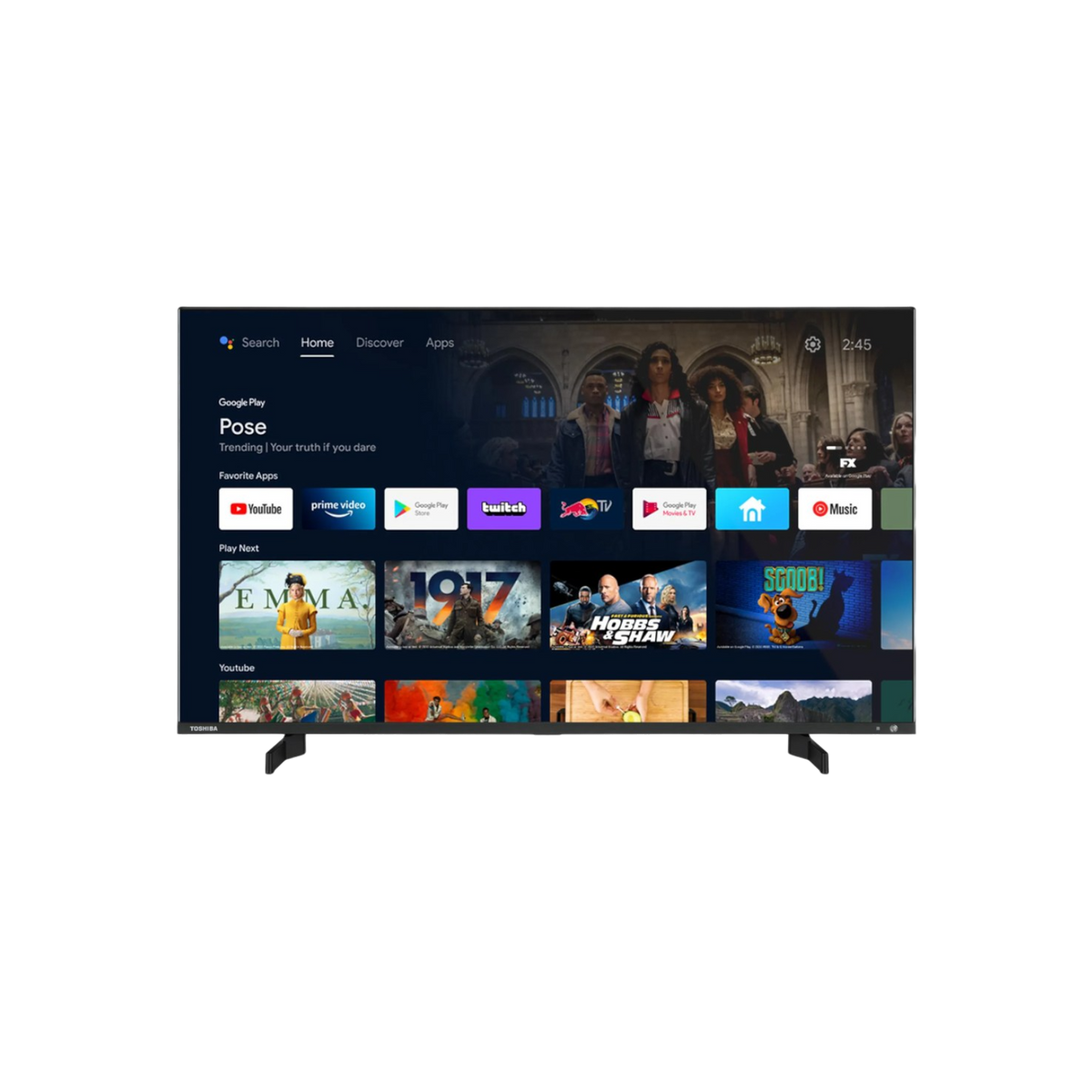 Telewizor Toshiba 65QA5D63DG 65" QLED 4K UHD Smart TV.