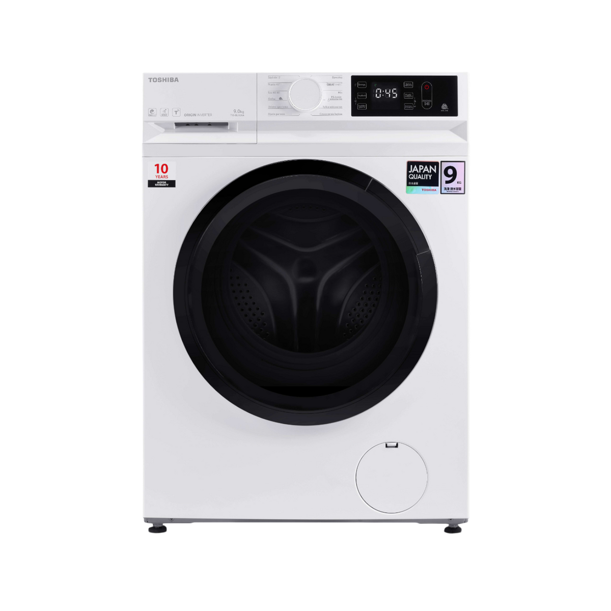 Pralka wolnostojąca Toshiba TW-BL100A4PL(WK) 9kg 1400rpm.