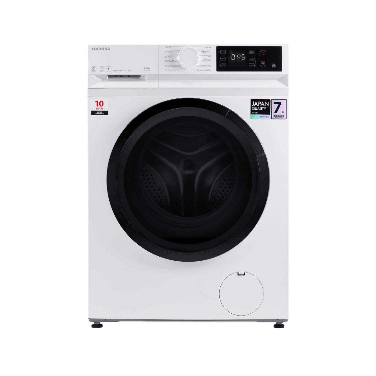 Pralka wolnostojąca Toshiba TW-BL80A2PL(WK) Slim 7kg 1200rpm.