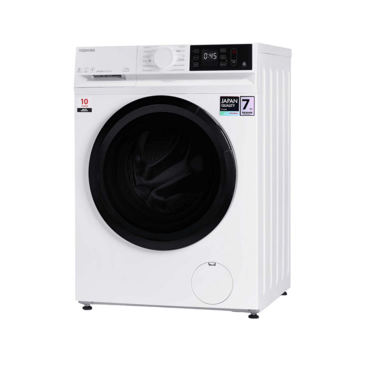 Pralka wolnostojąca Toshiba TW-BL80A2PL(WK) Slim 7kg 1200rpm.