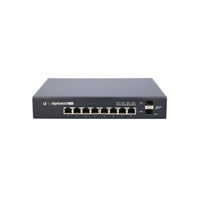 Switch zarządzalny Ubiquiti ES-8-150W 8xGbE 2xSFP PoE.