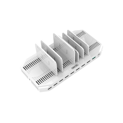 Stacja ładująca Unitek Y-2190 10x USB QC3.0 USB-C 160 W.