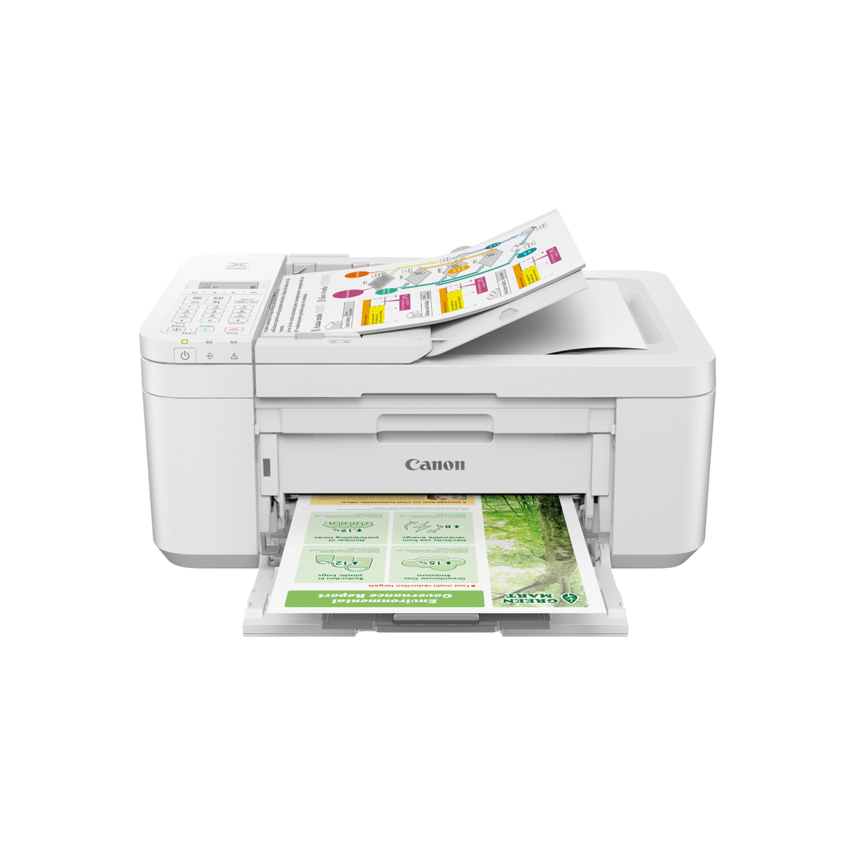 Urządzenie wielofunkcyjne atramentowe Canon Pixma TR4651 Biały.
