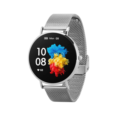 Smartwatch Garett Verona Srebrny stalowy.