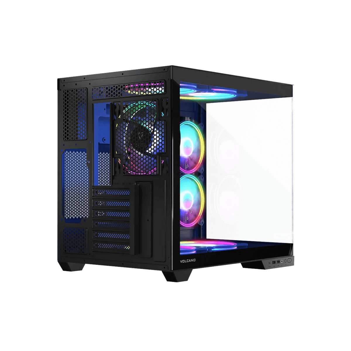 Obudowa Modecom Volcano Panorama Apex ARGB 3F Midi Grey.