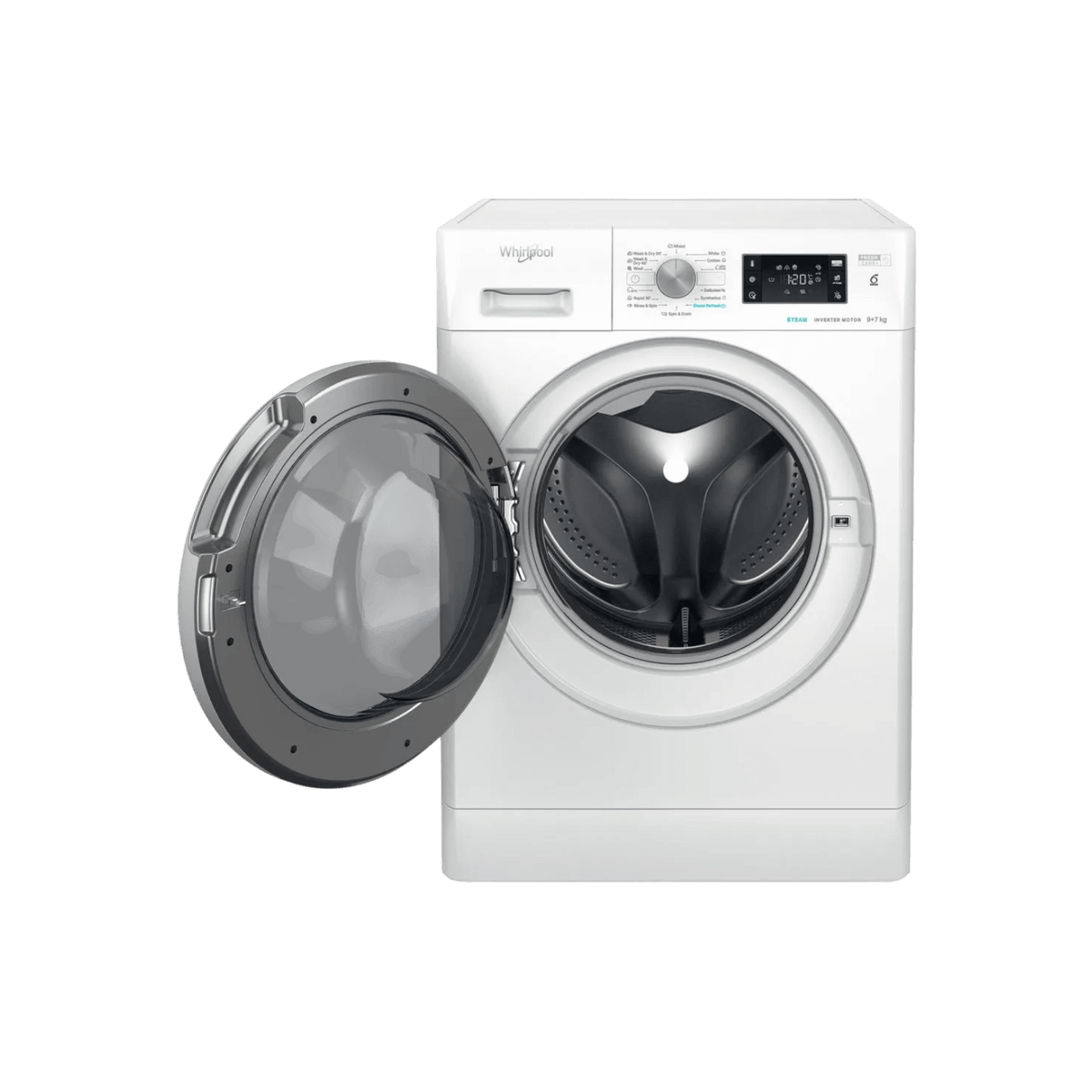Pralko-suszarka wolnostojąca Whirlpool FFWDB 976258 SV EE 9/7kg 1600rpm.