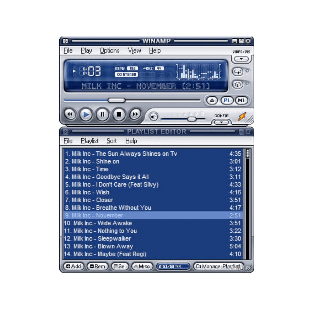 Winamp.