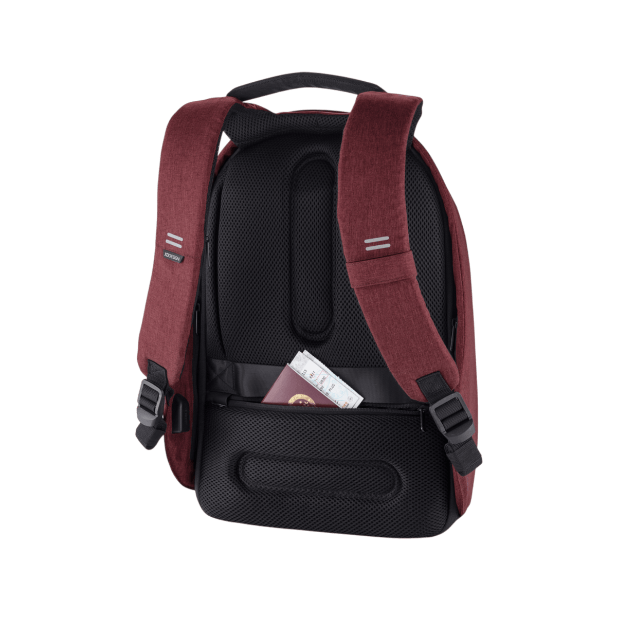 Plecak na laptopa 15,6" antykradzieżowy XD DESIGN Bobby Hero Regular Czerwony.