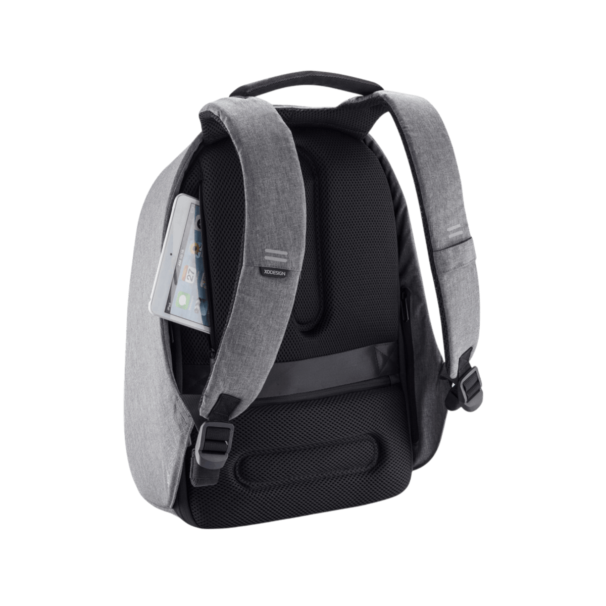 Plecak na laptopa 15,6" antykradzieżowy XD DESIGN Bobby Hero Regular Szary.