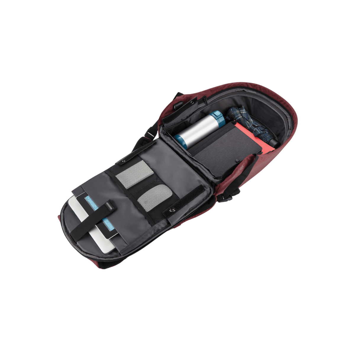 Plecak na laptopa 13,3" antykradzieżowy XD DESIGN Bobby Hero Small Czerwony.