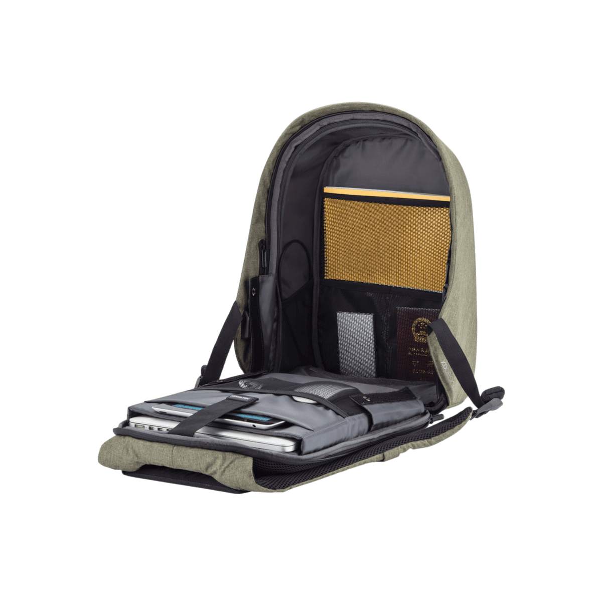 Plecak na laptopa 13,3" antykradzieżowy XD DESIGN Bobby Hero Small Zielony.