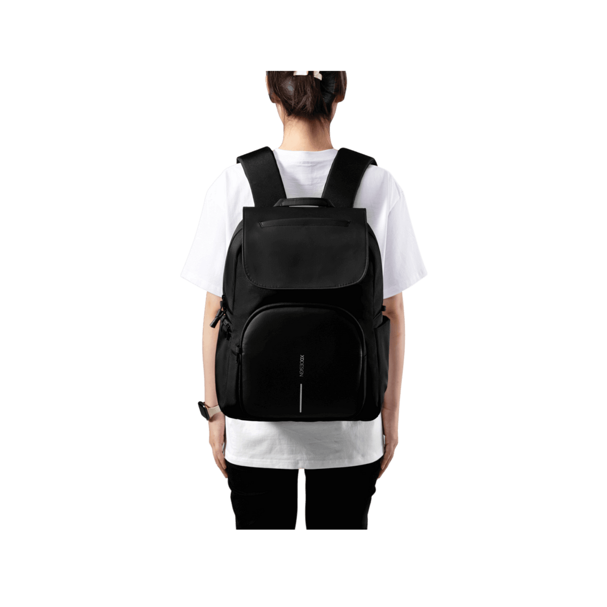 Plecak na laptopa 16" miejski antykradzieżowy XD DESIGN Soft Daypack Czarny.