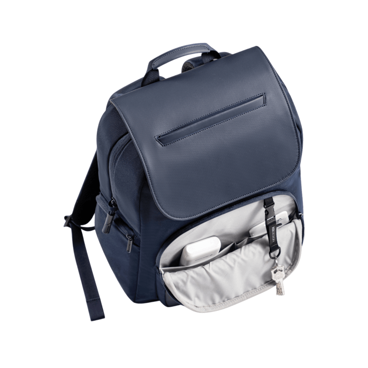 Plecak na laptopa 16" miejski antykradzieżowy XD DESIGN Soft Daypack Granatowy.