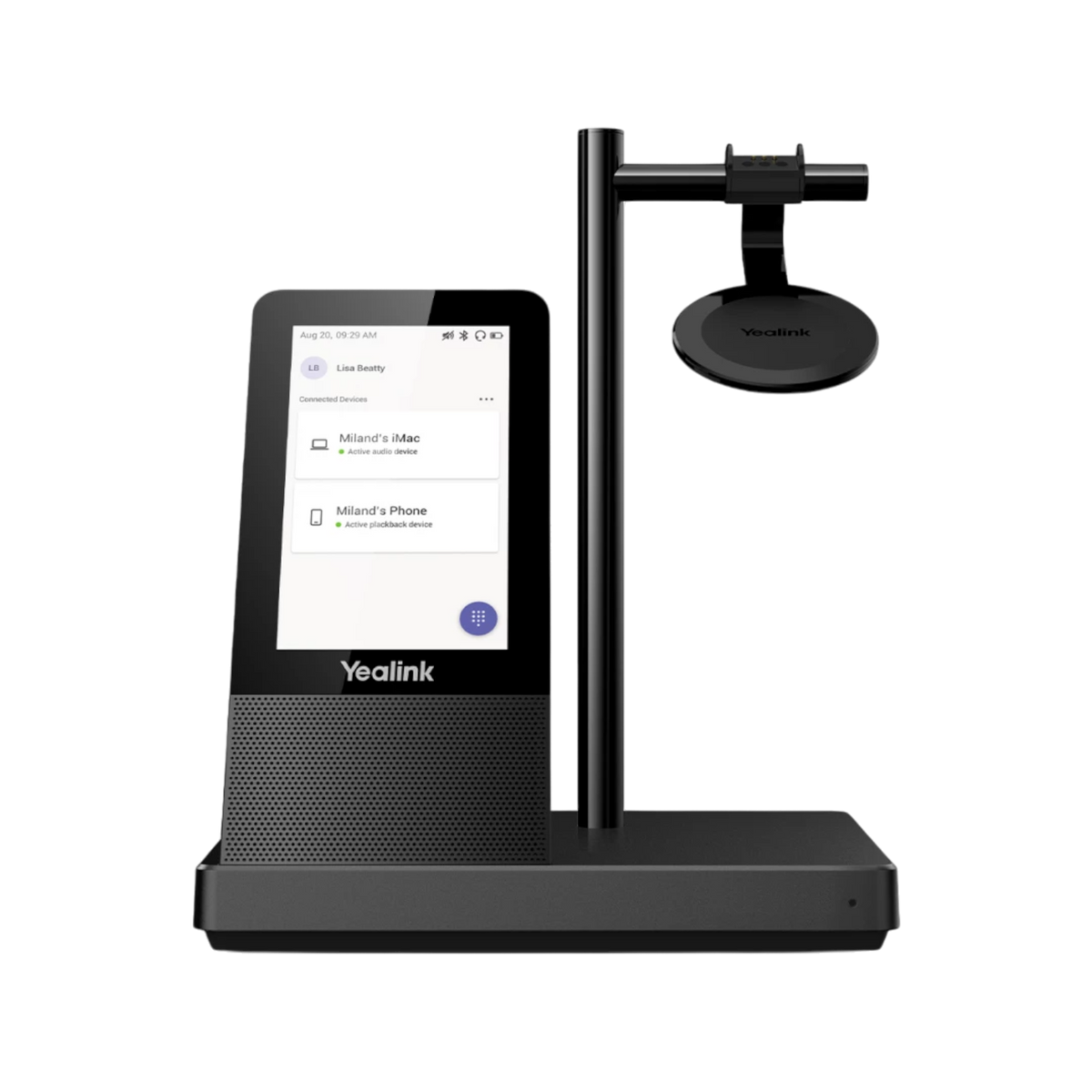 Słuchawki bezprzewodowe nauszne Yealink WH66 Dual Teams DECT.
