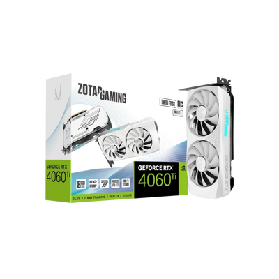 Karta graficzna ZOTAC GAMING GeForce RTX 4060 Twin Edge OC White Edition 8GB GDDR6.