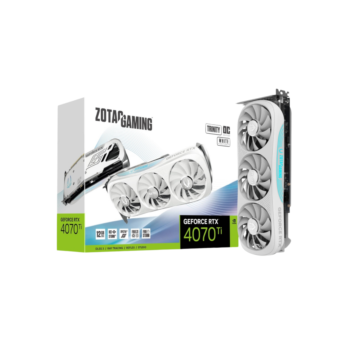 ZOTAC GAMING GeForce RTX 4070 Ti SUPER Trinity OC White Edition 16GB.