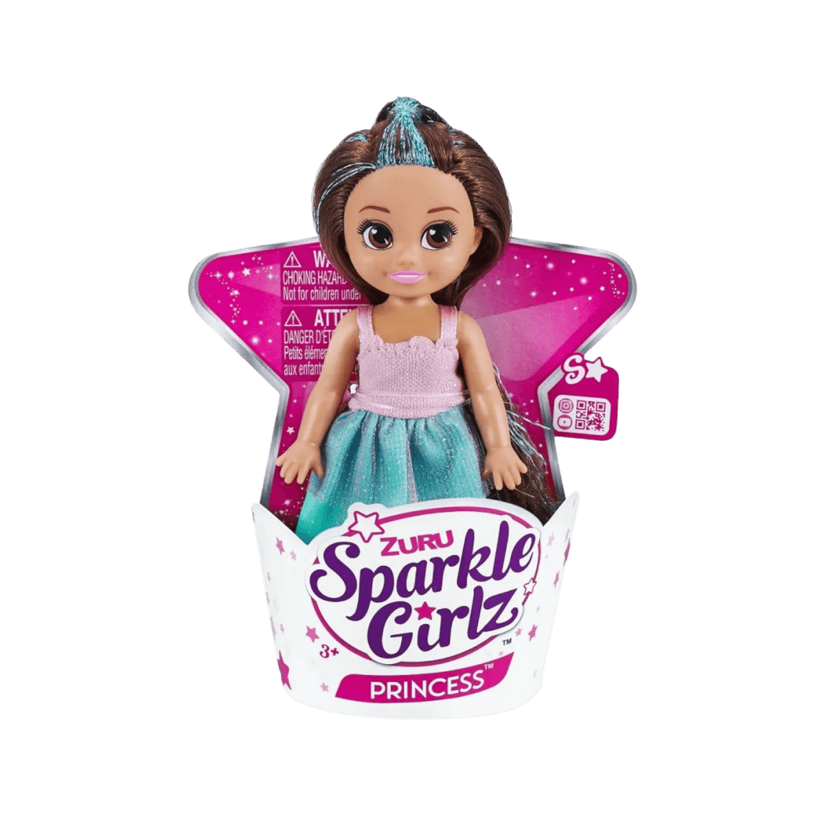 Lalka 4.7 cala ZURU Sparkle Girlz Księżniczka Zestaw 48 sztuk.