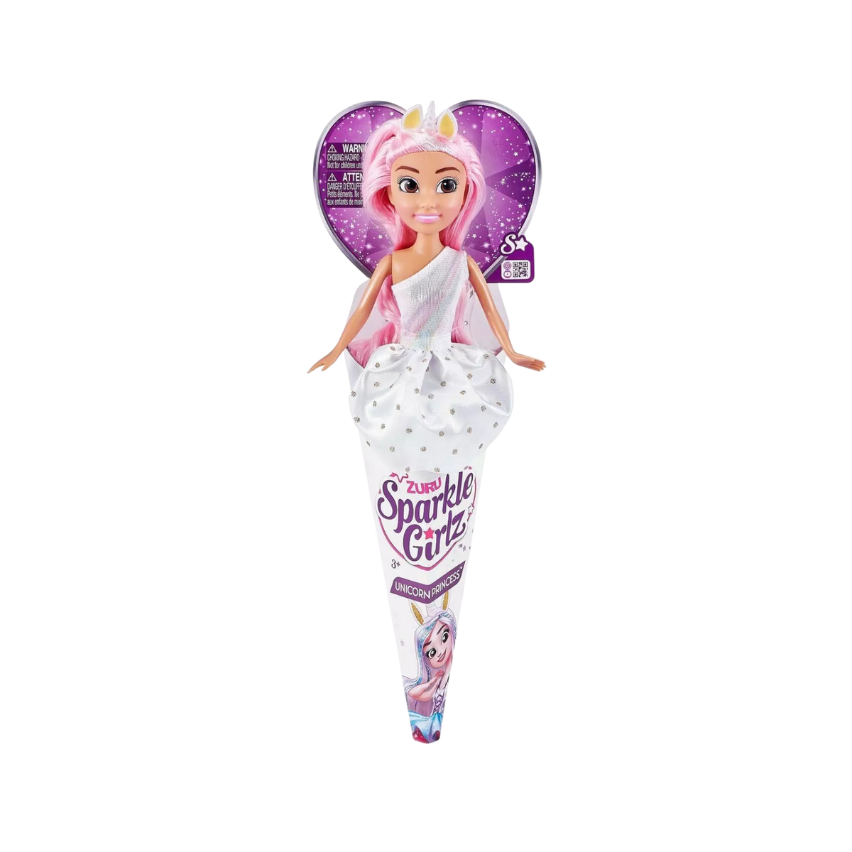 Lalka 10.5 cala ZURU Sparkle Girlz Jednorożec Księżniczka w rożku Zestaw 12 sztuk.