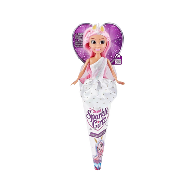 Lalka 10.5 cala ZURU Sparkle Girlz Jednorożec Księżniczka w rożku Zestaw 12 sztuk.