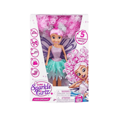Lalka 10.5 cala ZURU Sparkle Girlz Wymarzone stylizacje Zestaw 12 sztuk.