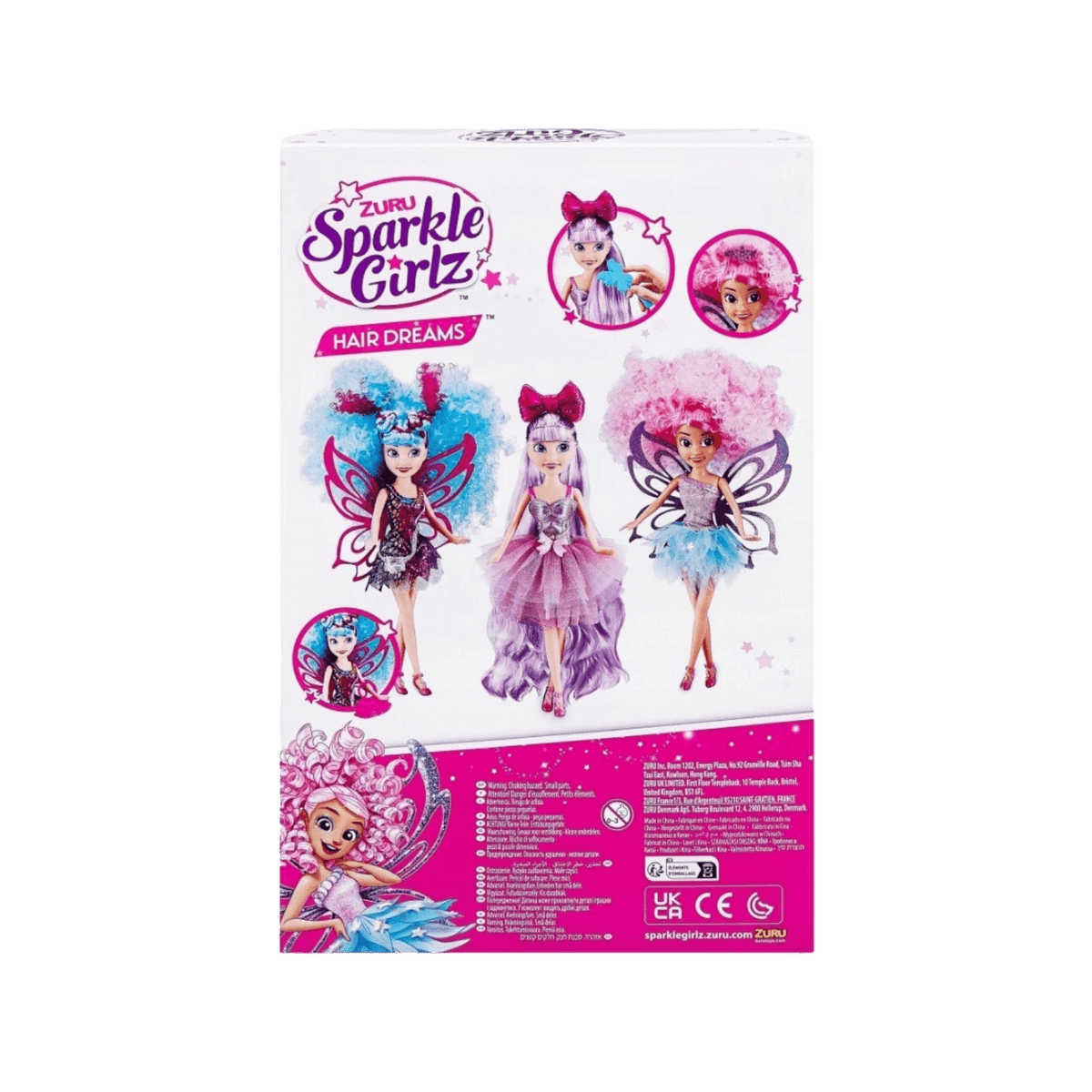 Lalka 10.5 cala ZURU Sparkle Girlz Wymarzone stylizacje Zestaw 12 sztuk.