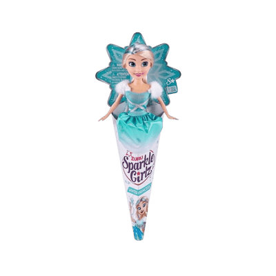 Lalka 10.5 cala ZURU Sparkle Girlz Zimowa Księżniczka Zestaw 12 sztuk.