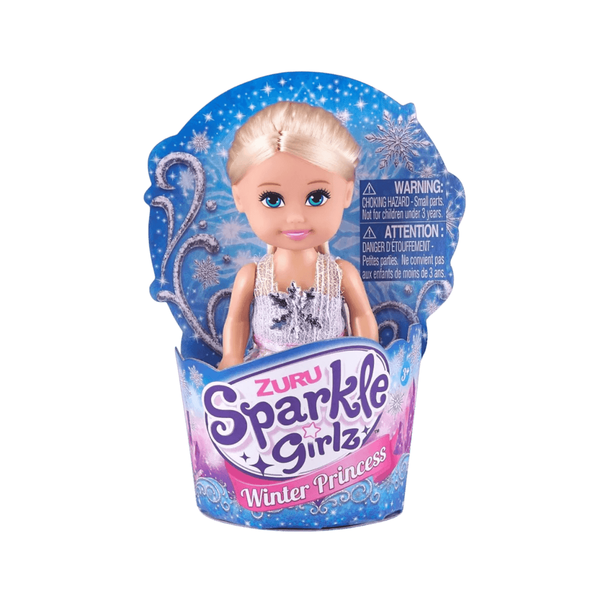Lalka 4.7 cala ZURU Sparkle Girlz Zimowa Księżniczka Zestaw 48 sztuk.